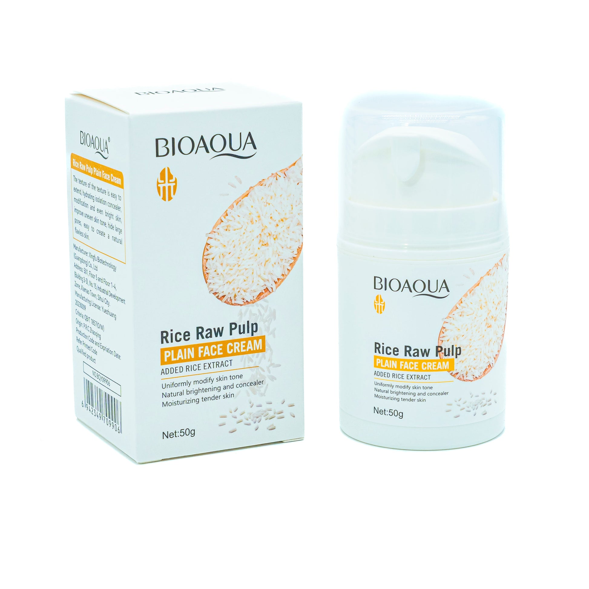 CREMA FACIAL HIDRATANTE DE ARROZ