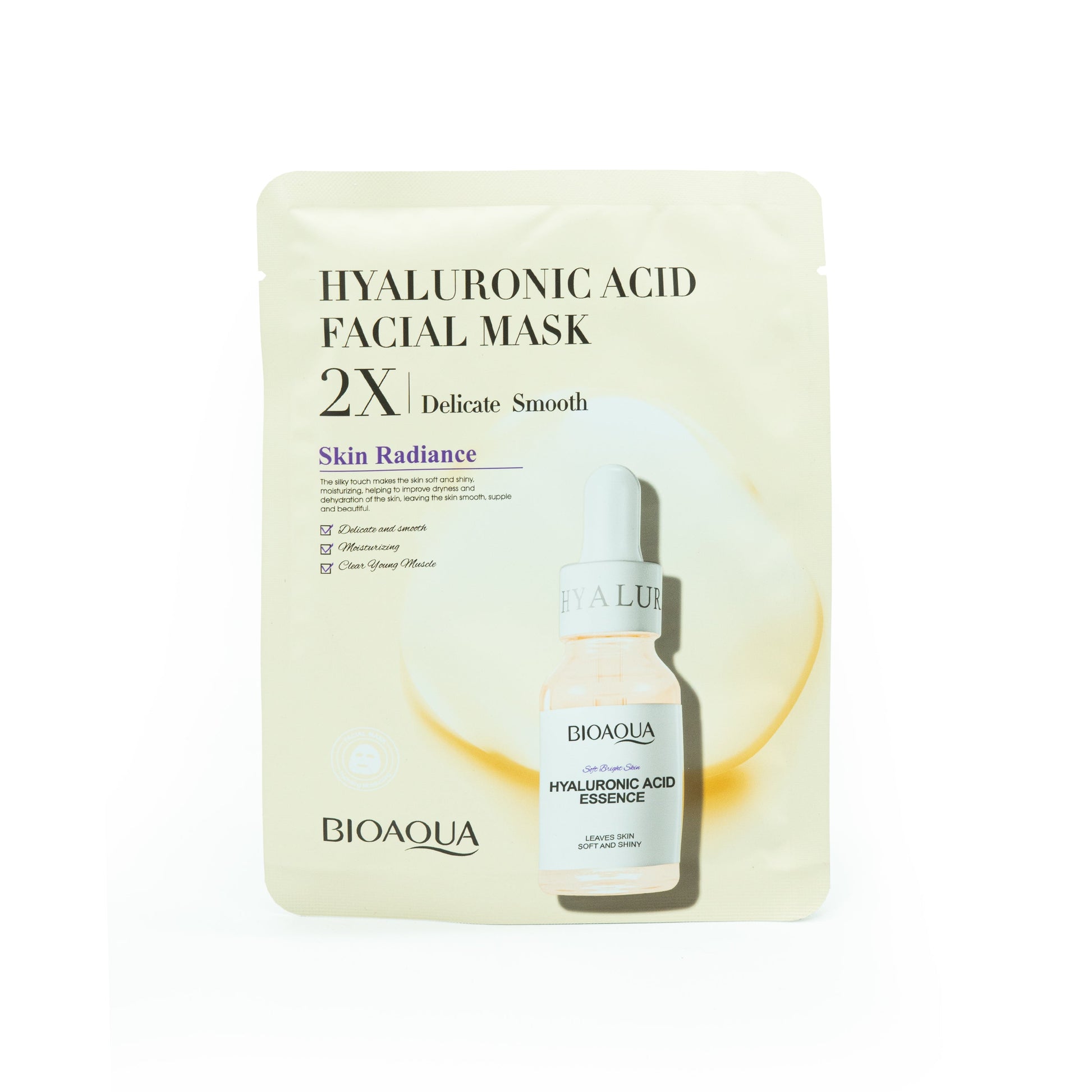 MASCARILLA EN VELO 2X ACIDO HIALURONICO