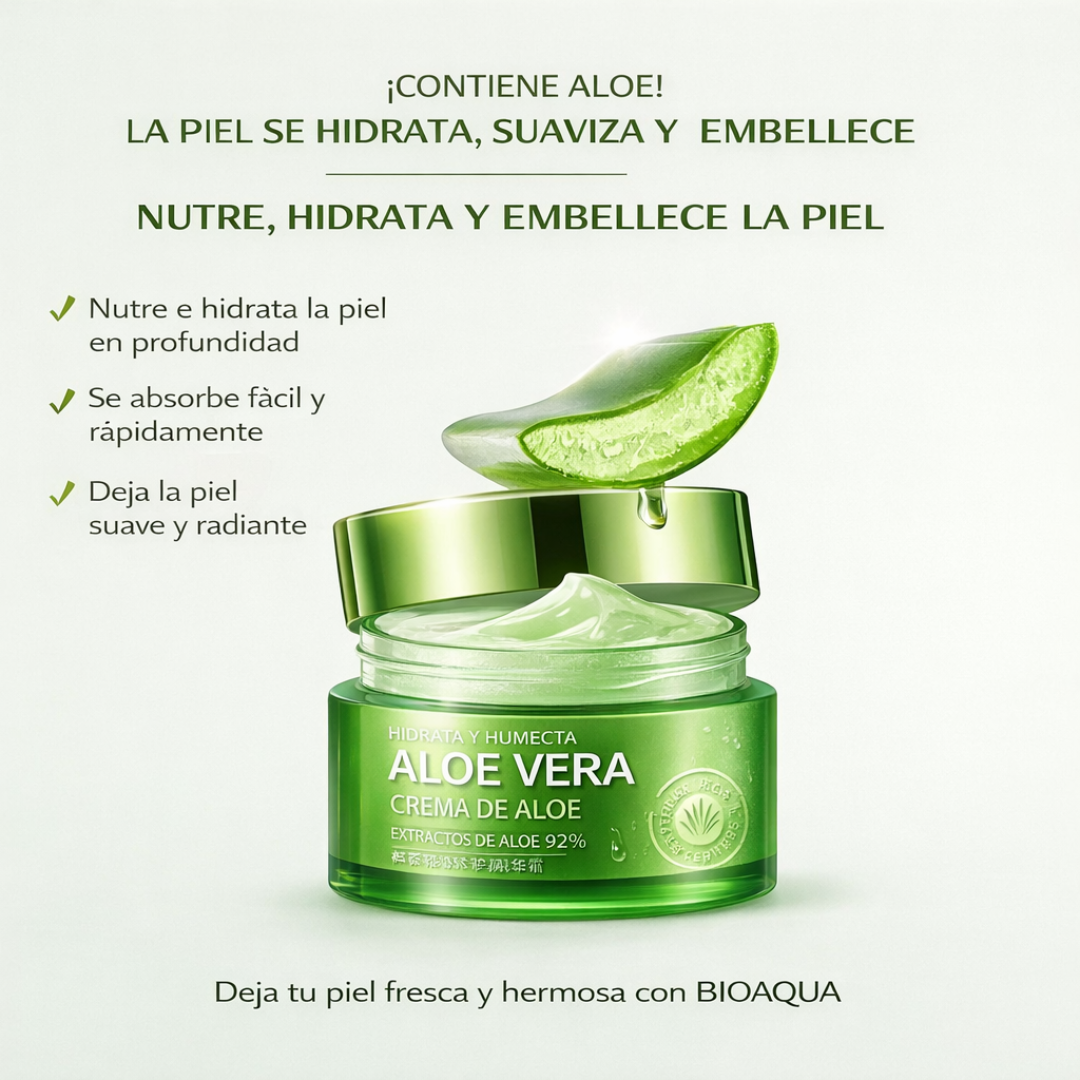 CREMA HIDRATANTE DE ALOE VERA