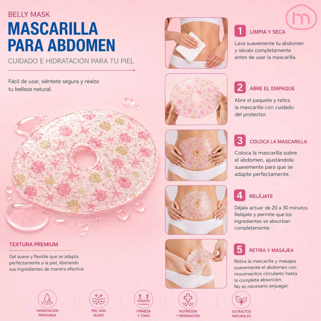 MASCARILLA HIDRATANTE PARA EL ABDOMEN