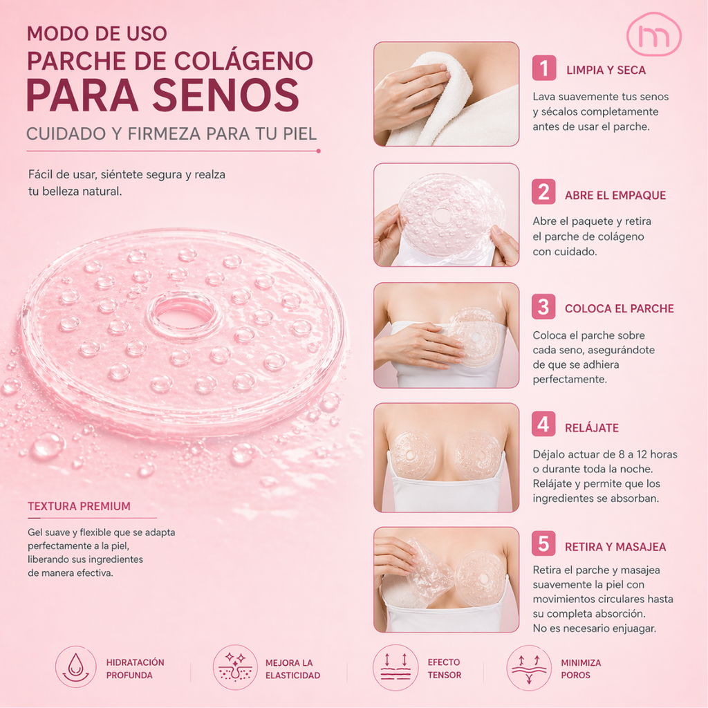 PARCHE DE COLAGENO PARA BUSTO