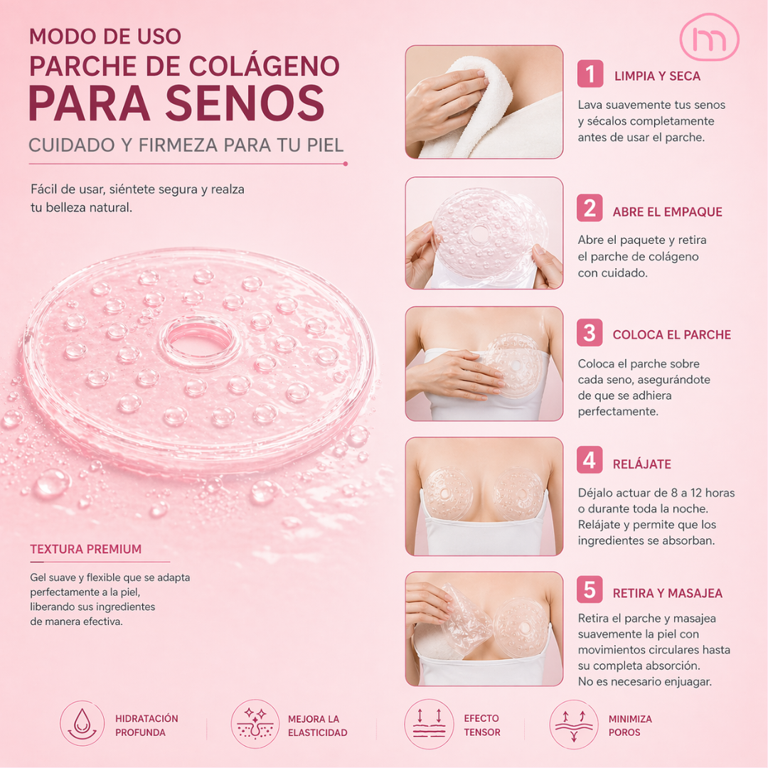 PARCHE DE COLAGENO PARA BUSTO