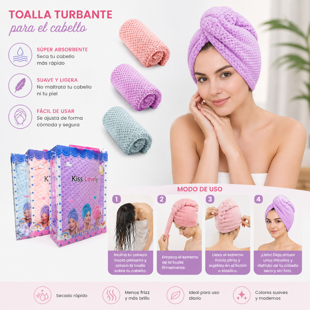 TOALLA DE CABELLO