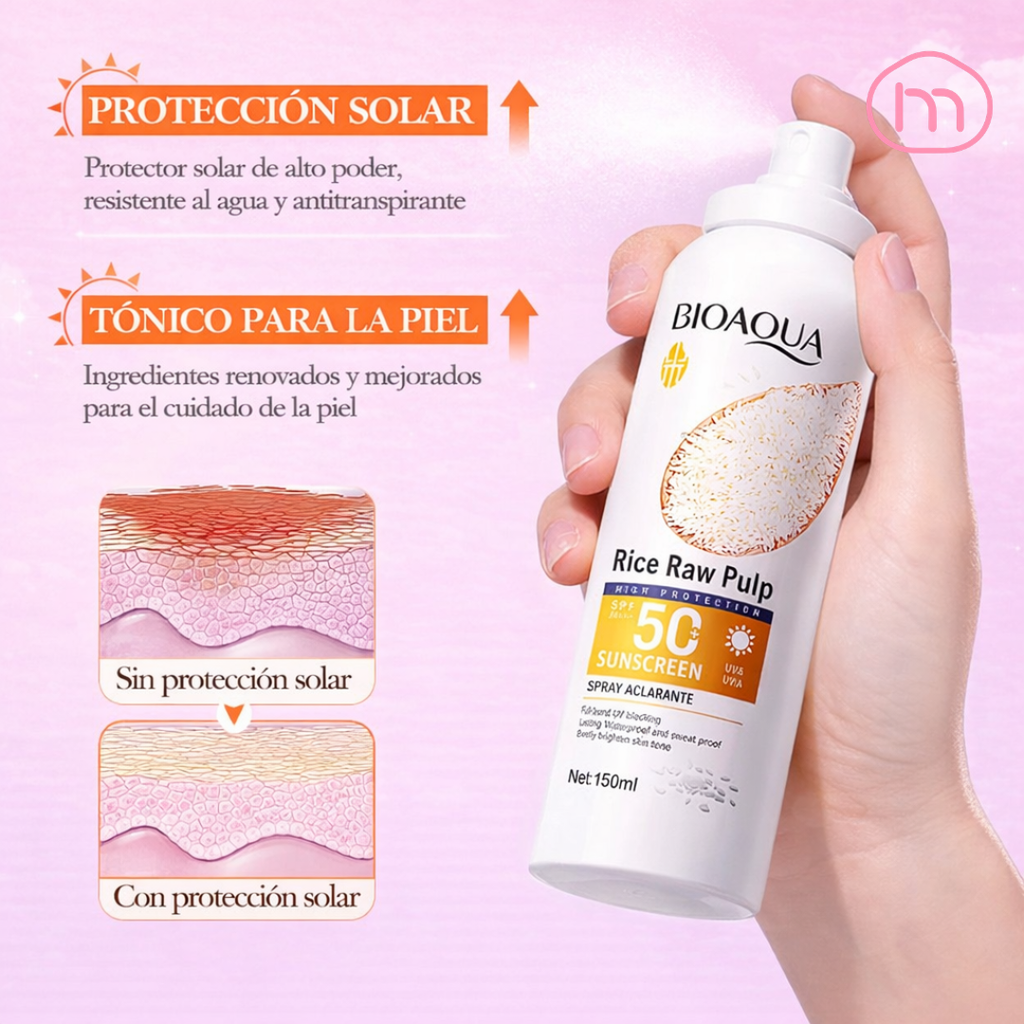 BLOQUEADOR FACIAL DE ARROZ