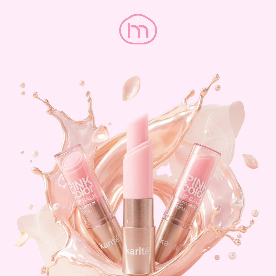 Lip balm hidratante pink color