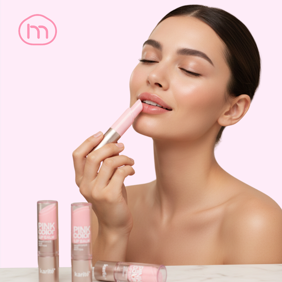 Lip balm hidratante pink color