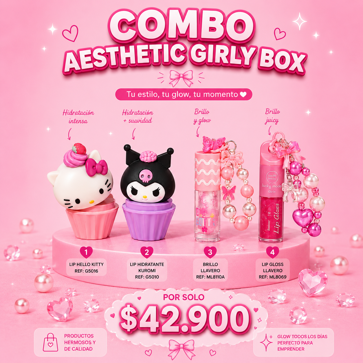 COMBO AESTHETIC GIRLY BOX