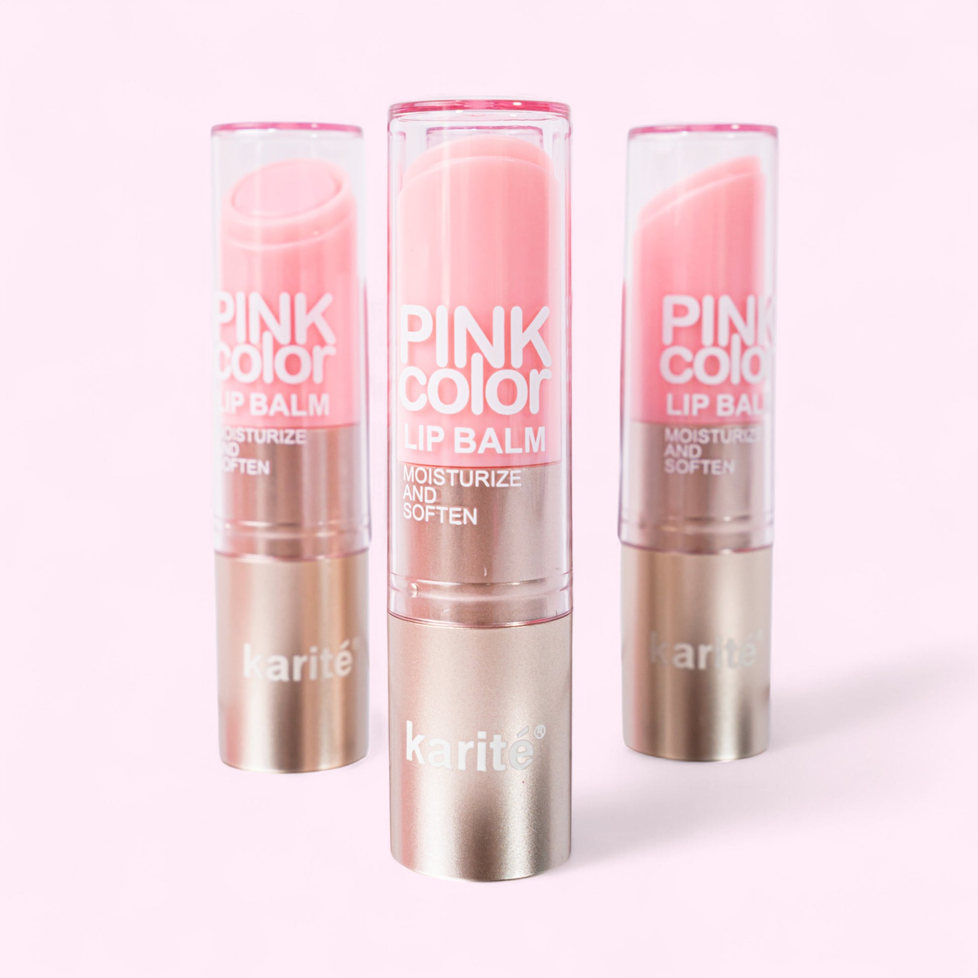 Lip balm hidratante pink color
