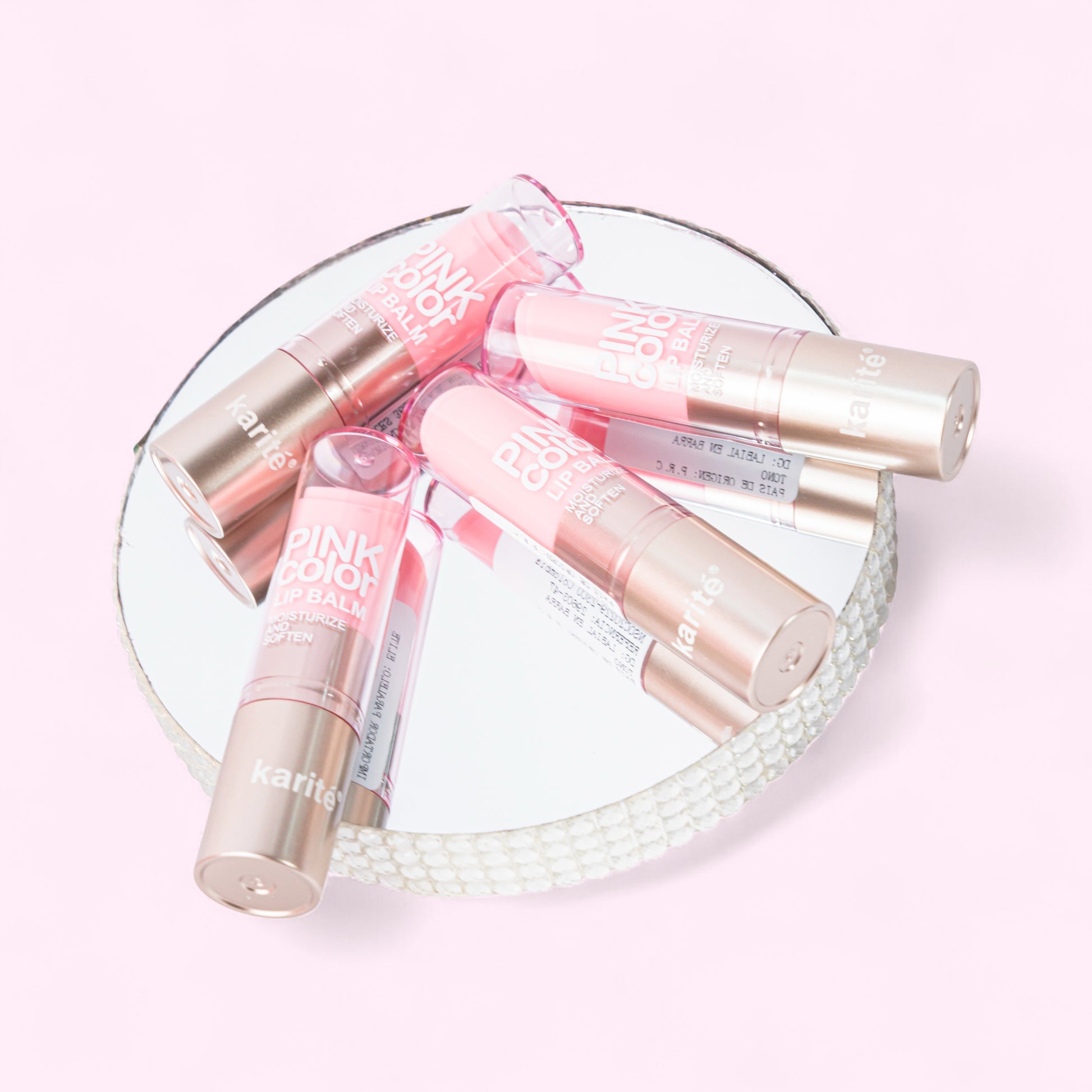 Lip balm hidratante pink color