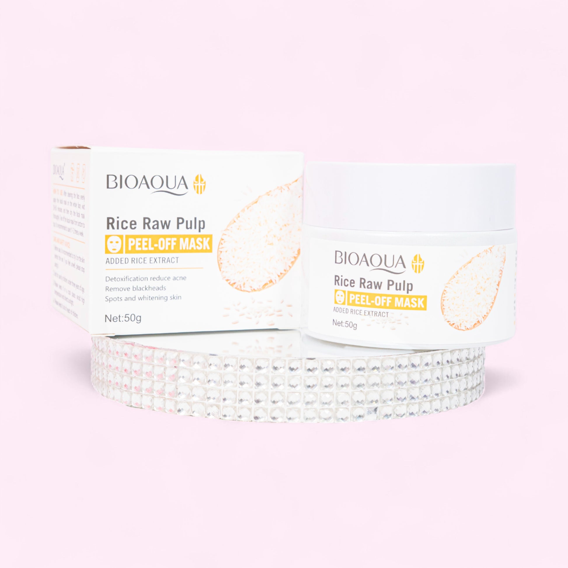 Mascarilla hidroplástica de arroz