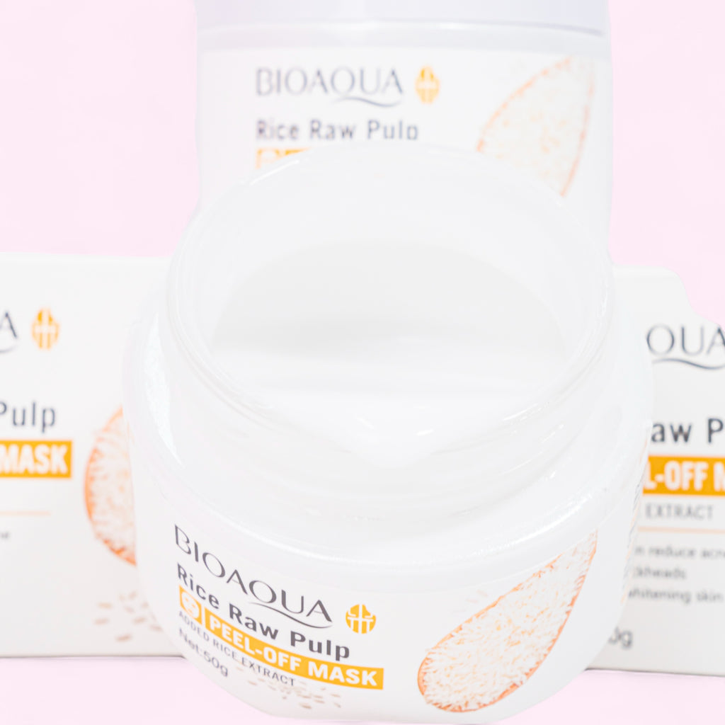 Mascarilla hidroplástica de arroz