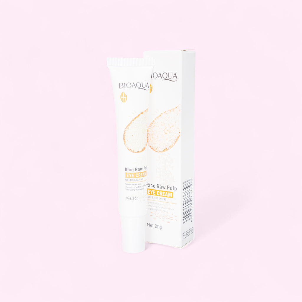 Contorno de ojos de arroz