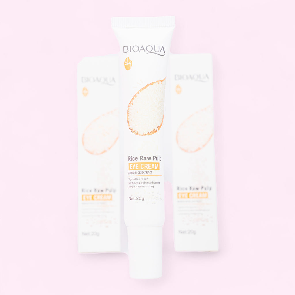 Contorno de ojos de arroz