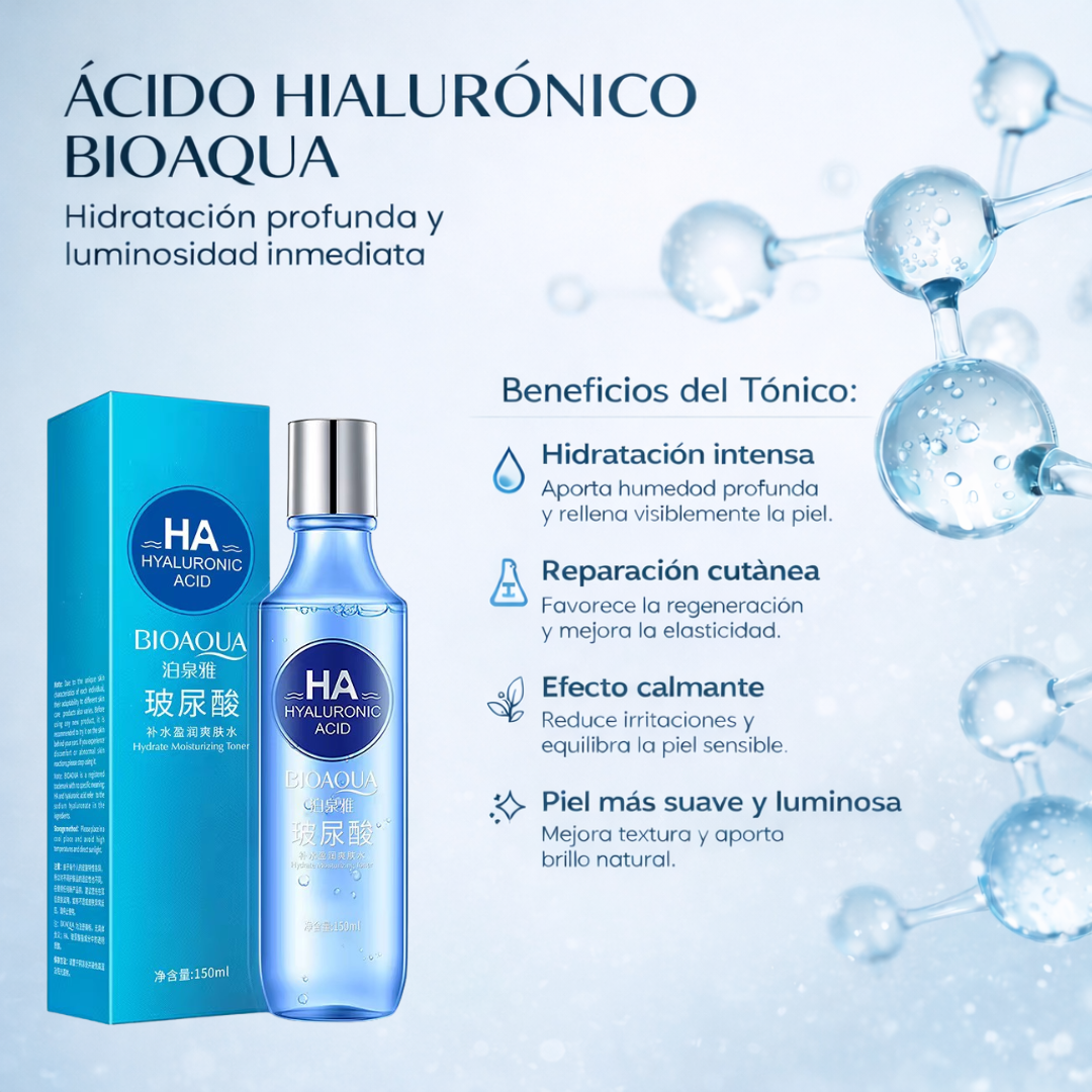 TONICO HIDRATANTE DE ACIDO HIALURONICO