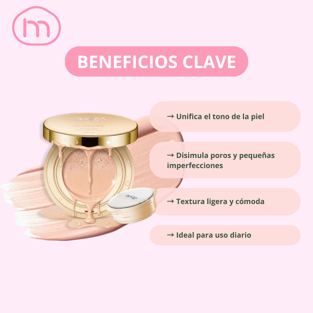 BASE DE MAQUILLAJE BIOAQUA + REFILL