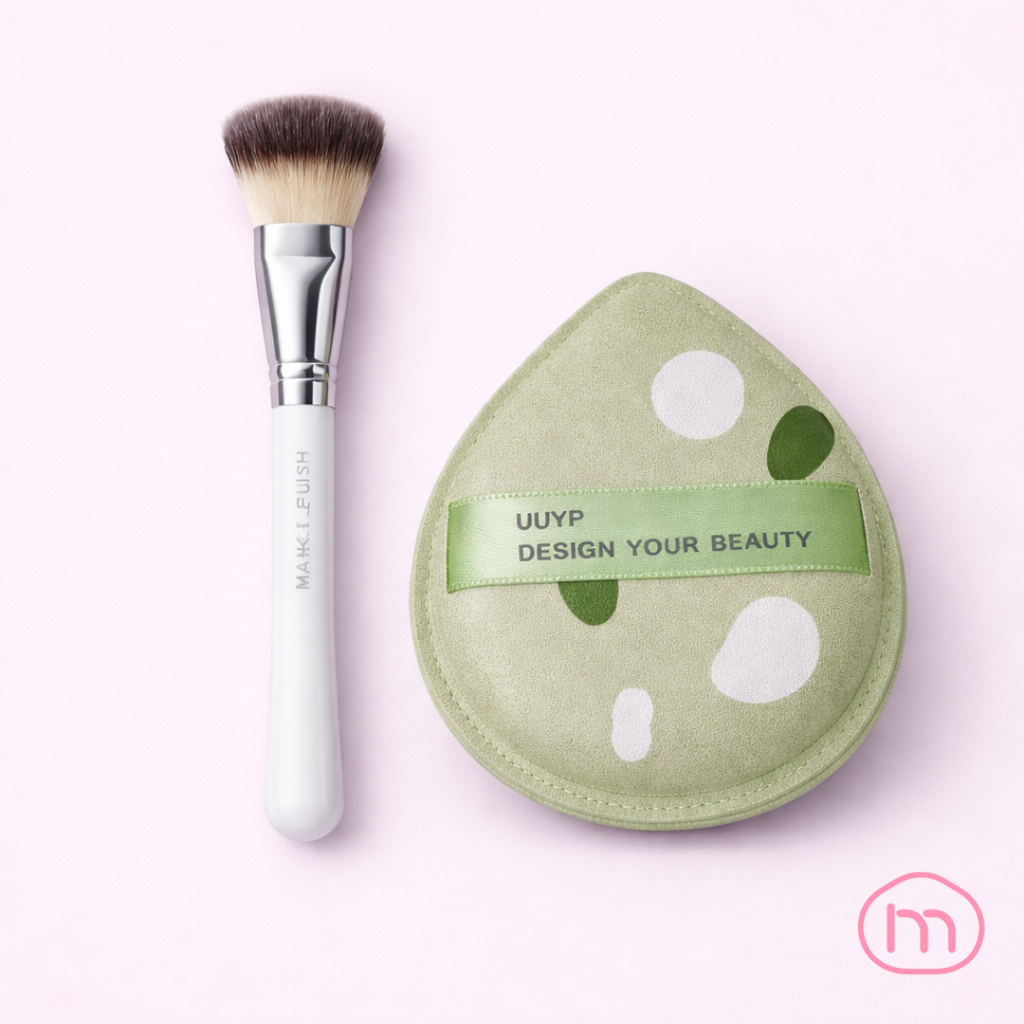 BROCHA + APLICADOR DE POLVO