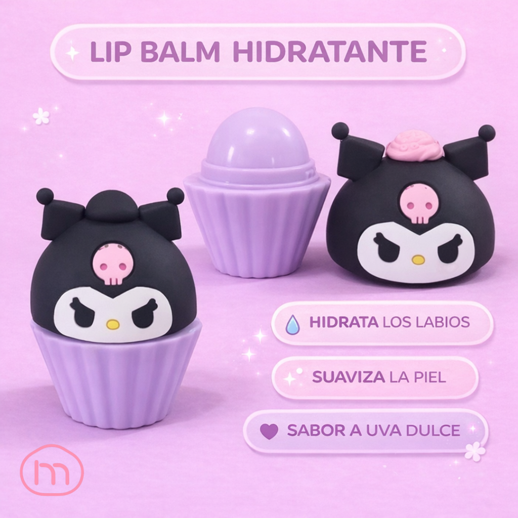 LIP BALM HIDRATANTE KUROMI