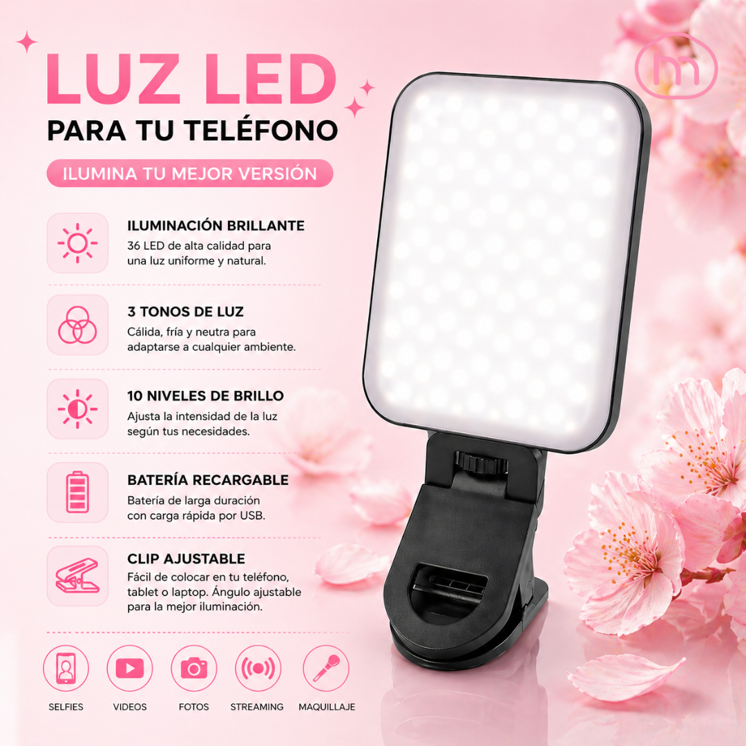 LUZ LED PARA TELEFONO