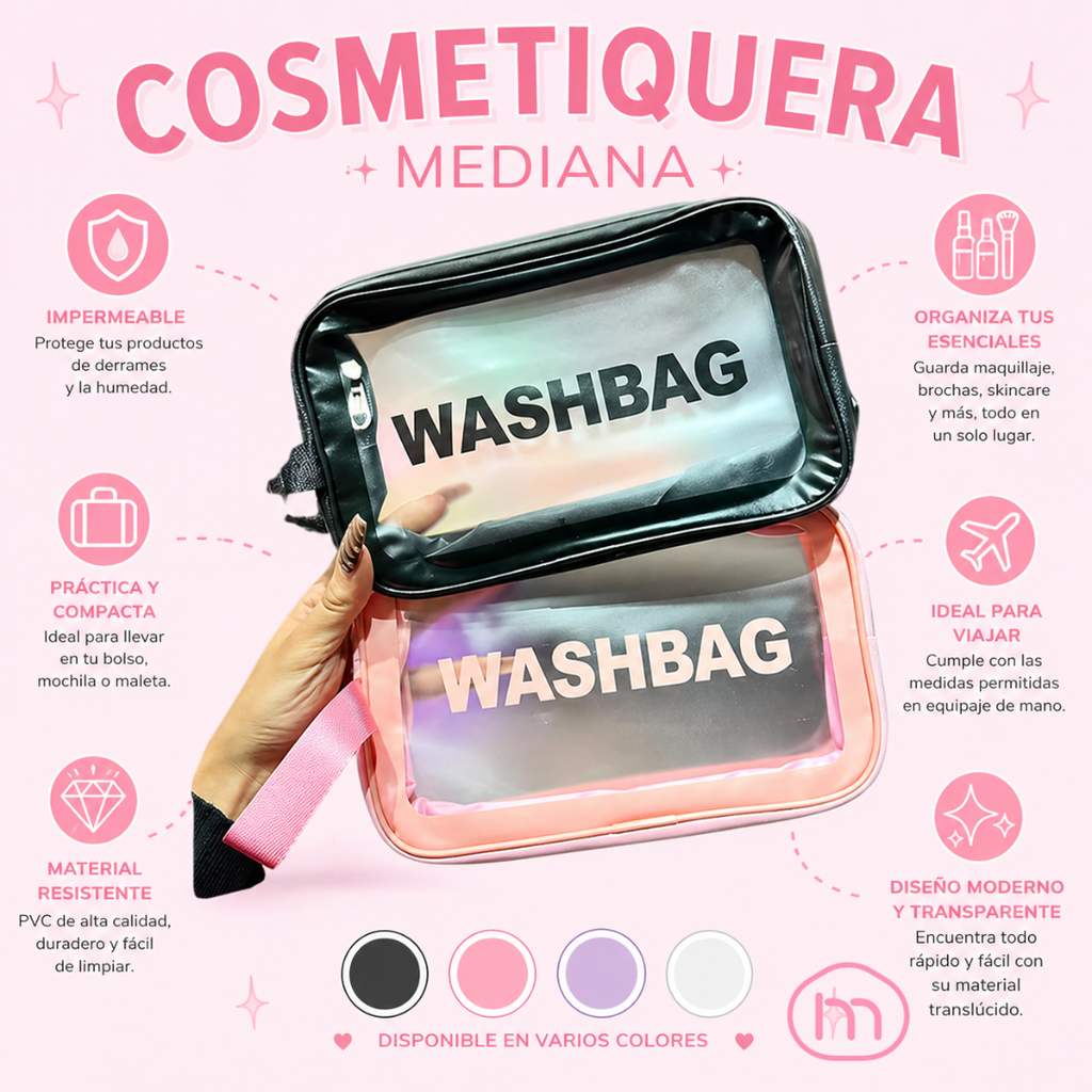 COSMETIQUERA MEDIANA WASHBAG